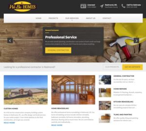 Contractor Web Design Beaverton Oregon